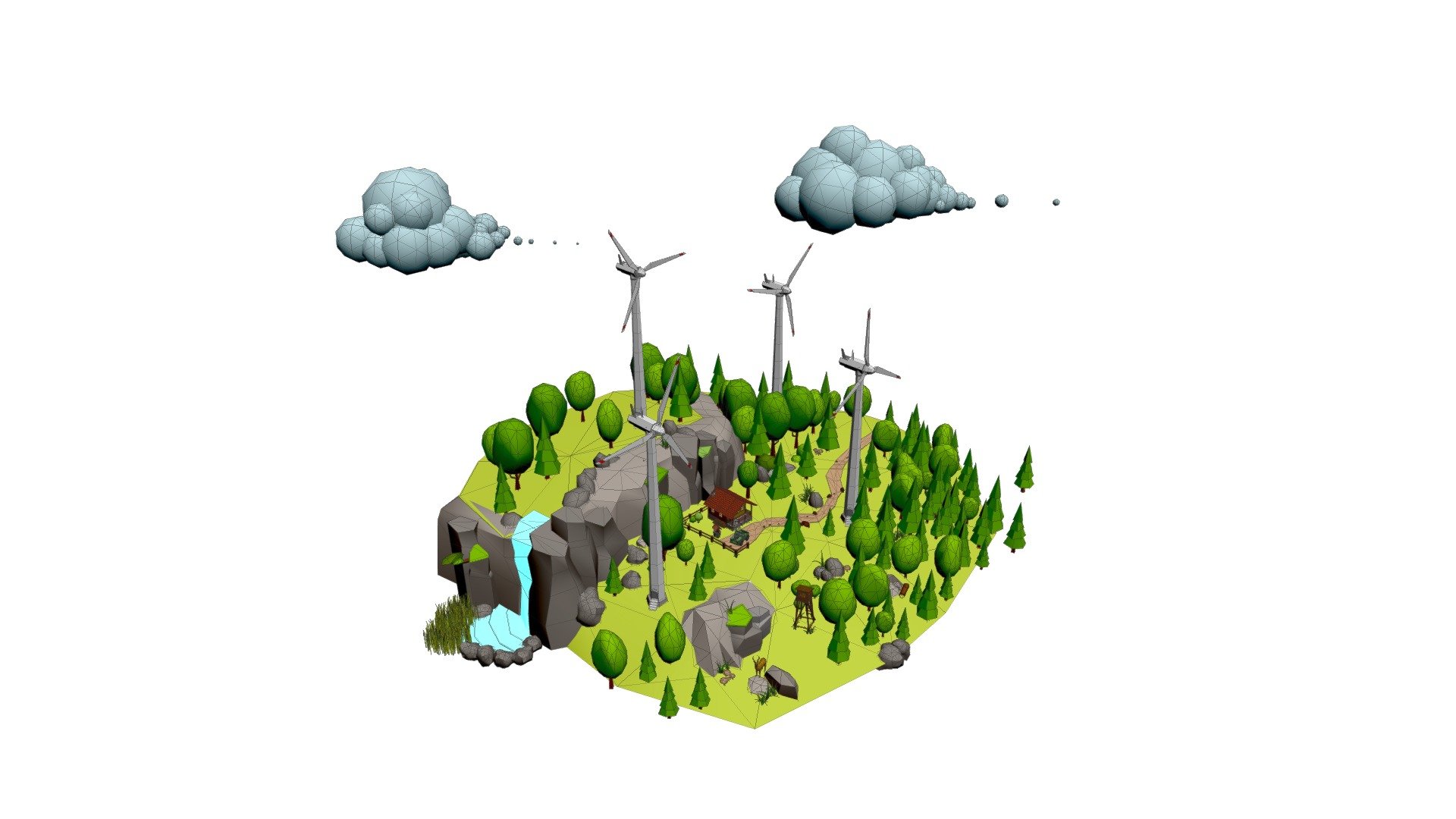 Wind Turbines panorama
