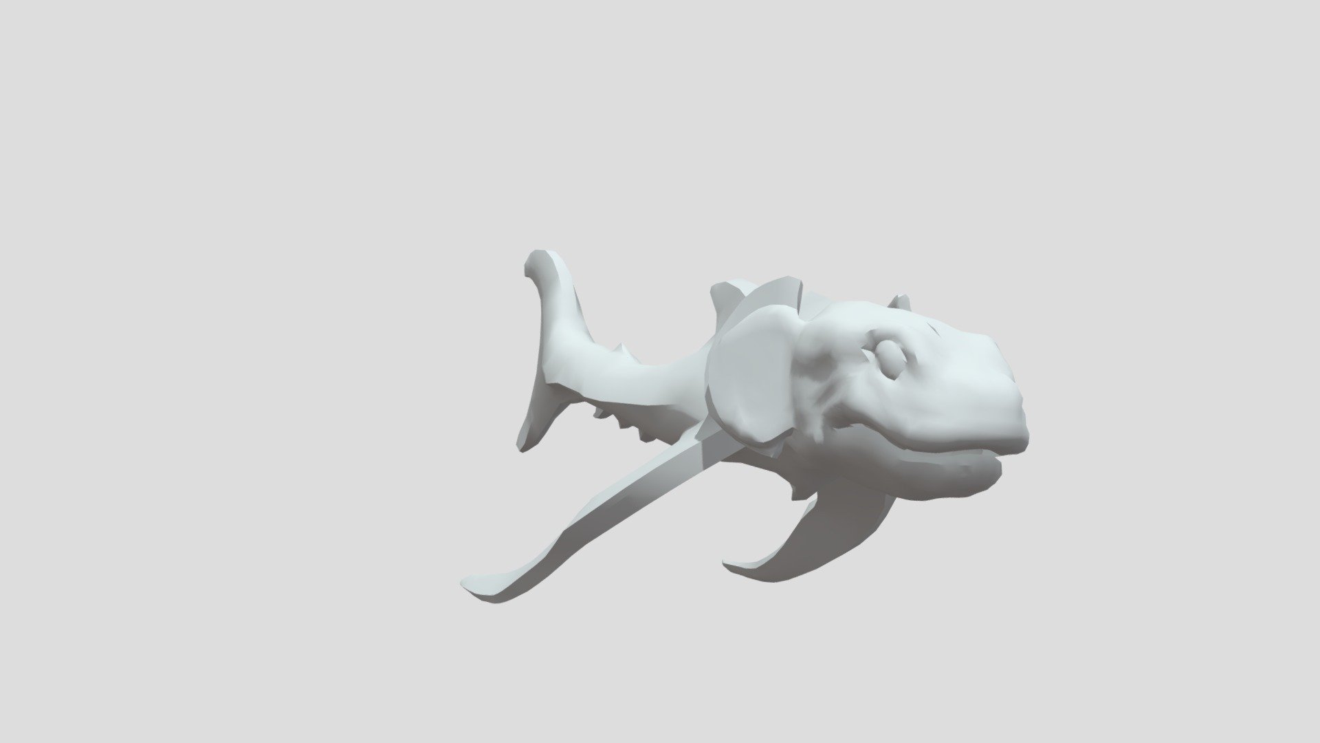Eelon-Shark Lowpoly