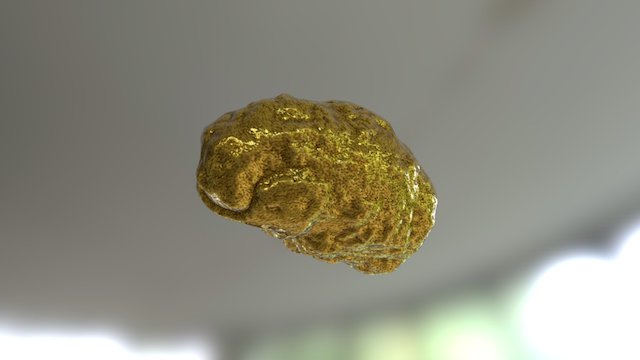Golden Nugget (Rock) 3D Model