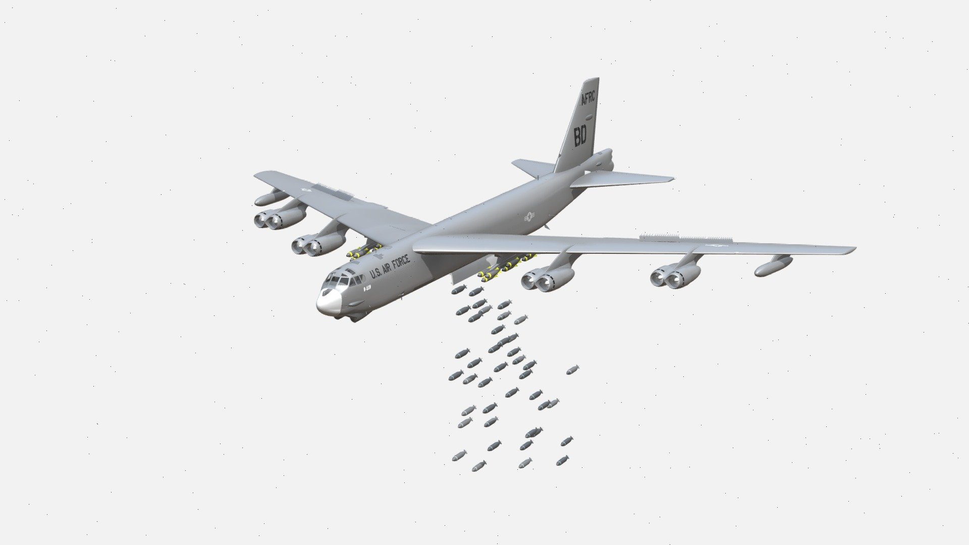 3s model B-52H 3 - Buy Royalty Free 3D model by zizian [a24e98a ...