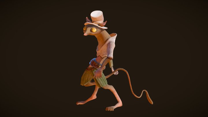 posed character 3D Model
