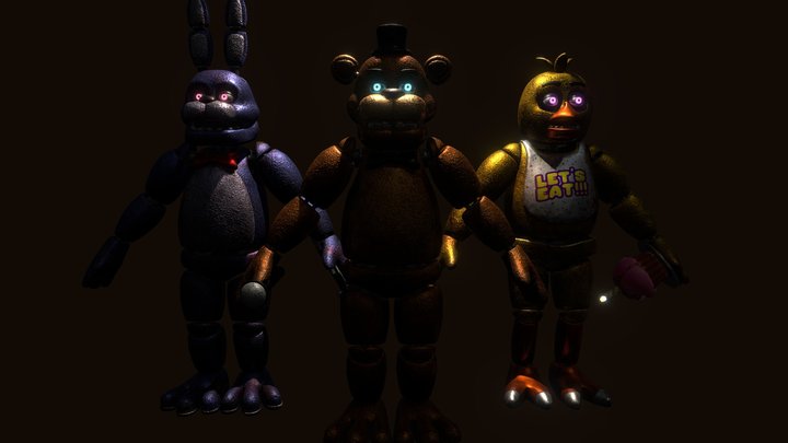 Fnaf DBD Freddy, Bonnie, And Chica