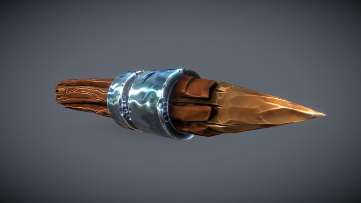 Trunk defense with metal 3D Model