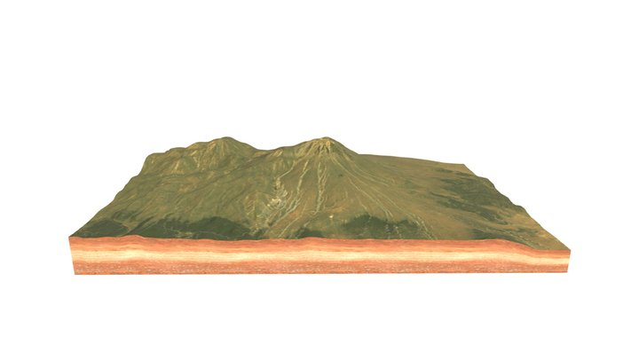 Hasan Dağı 3D Model