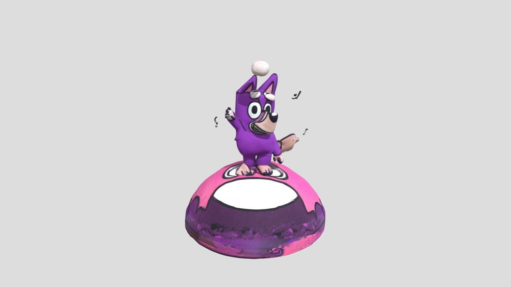 Personaje album ilustrado con escena Meshy 5