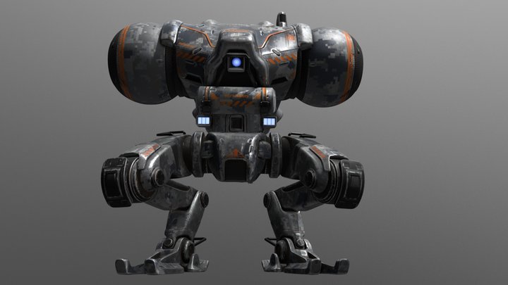 Mech Fan Art 3D Model