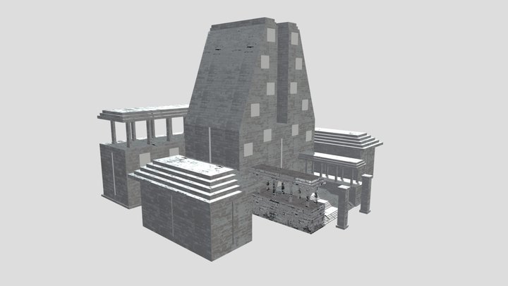 Temple Design 3D Model