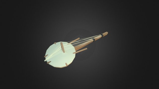 Kora ( African Instrument ) 3D Model
