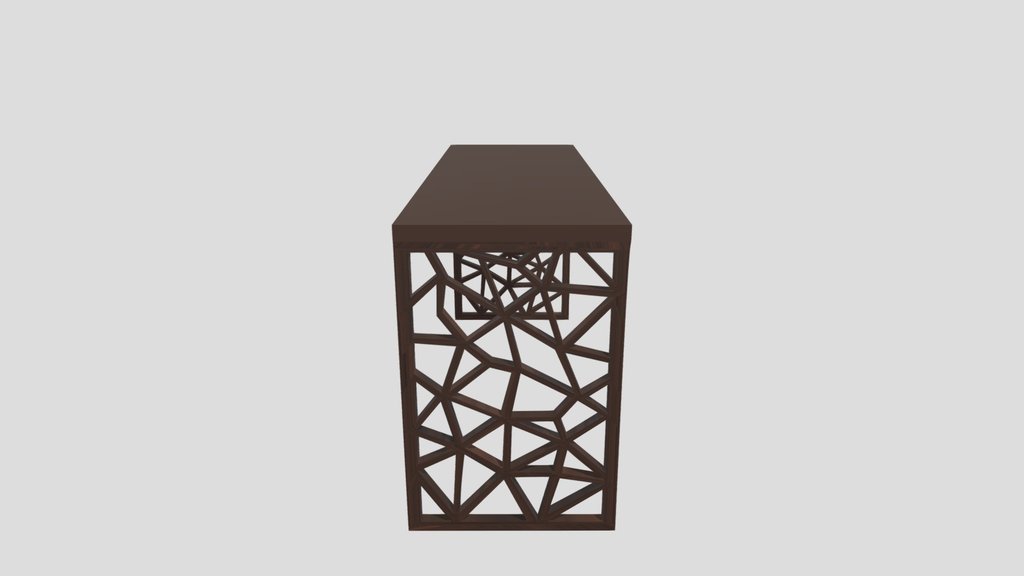 Geometric Console Table