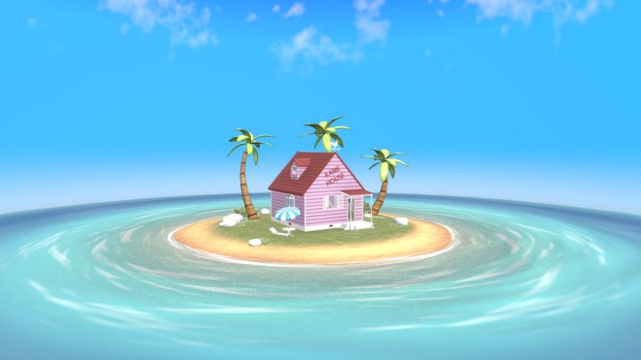 Kame House 3D Model