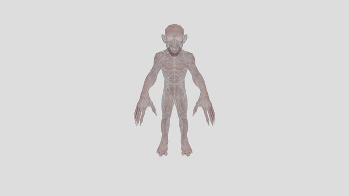Alien Zombie Lowpoly