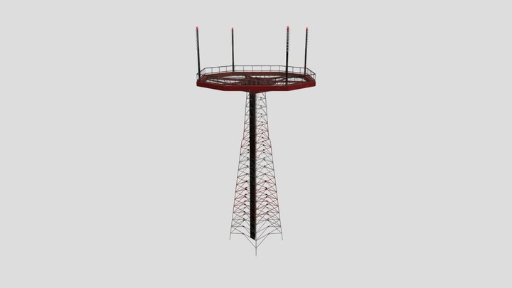 Radio Tower 3D Model