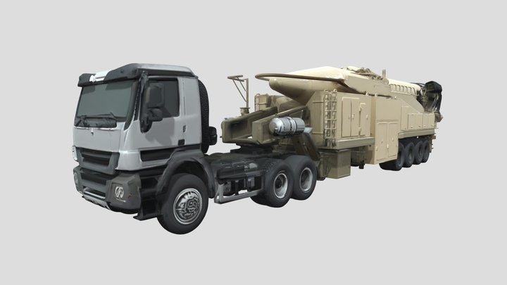 Khorramshahr 4 Missile – Kostenloses 3D-Modell STL