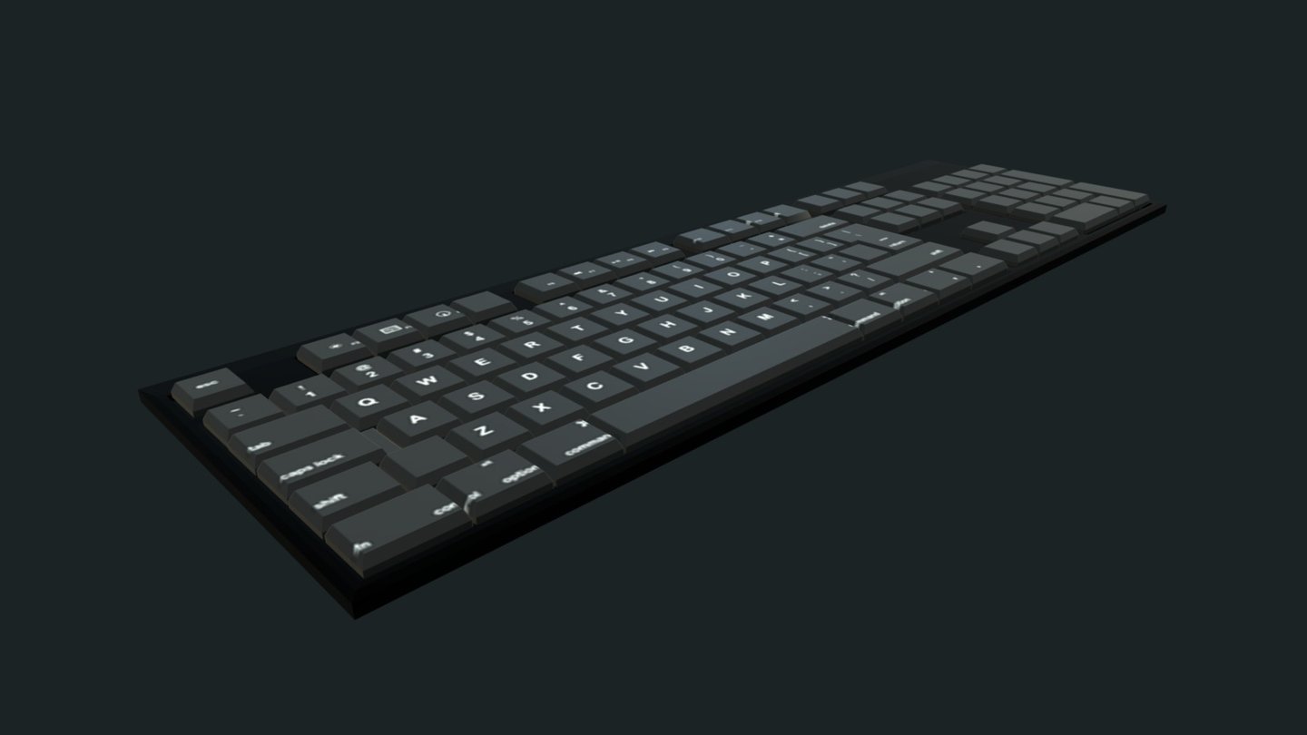 Keyboards Download Free 3D model by 3D Share (3dsharesg) [a25c537] Sketchfab