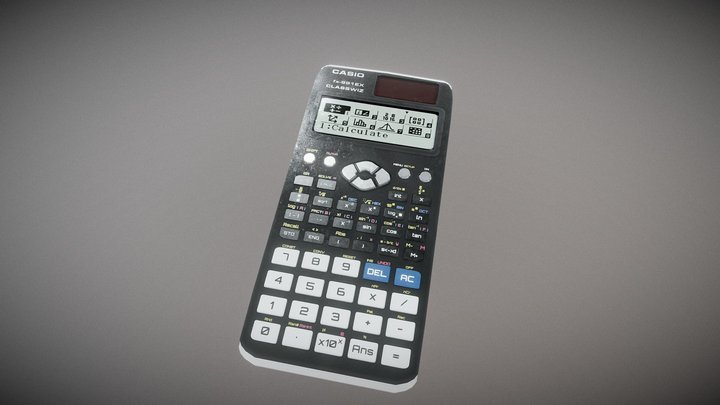 Scientific Calculator 3D Model