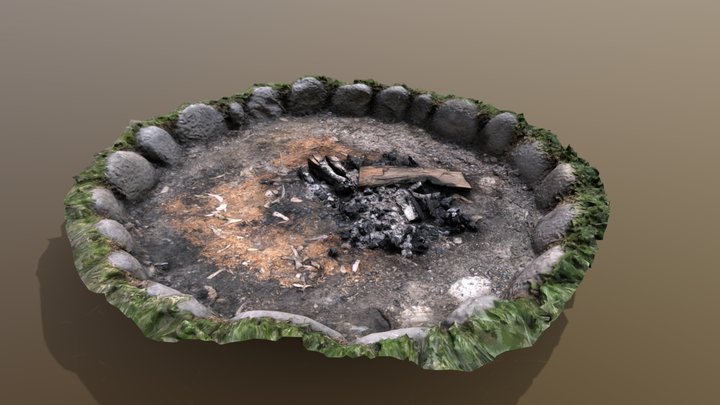 Bonefire - hoguera 1 3D Model