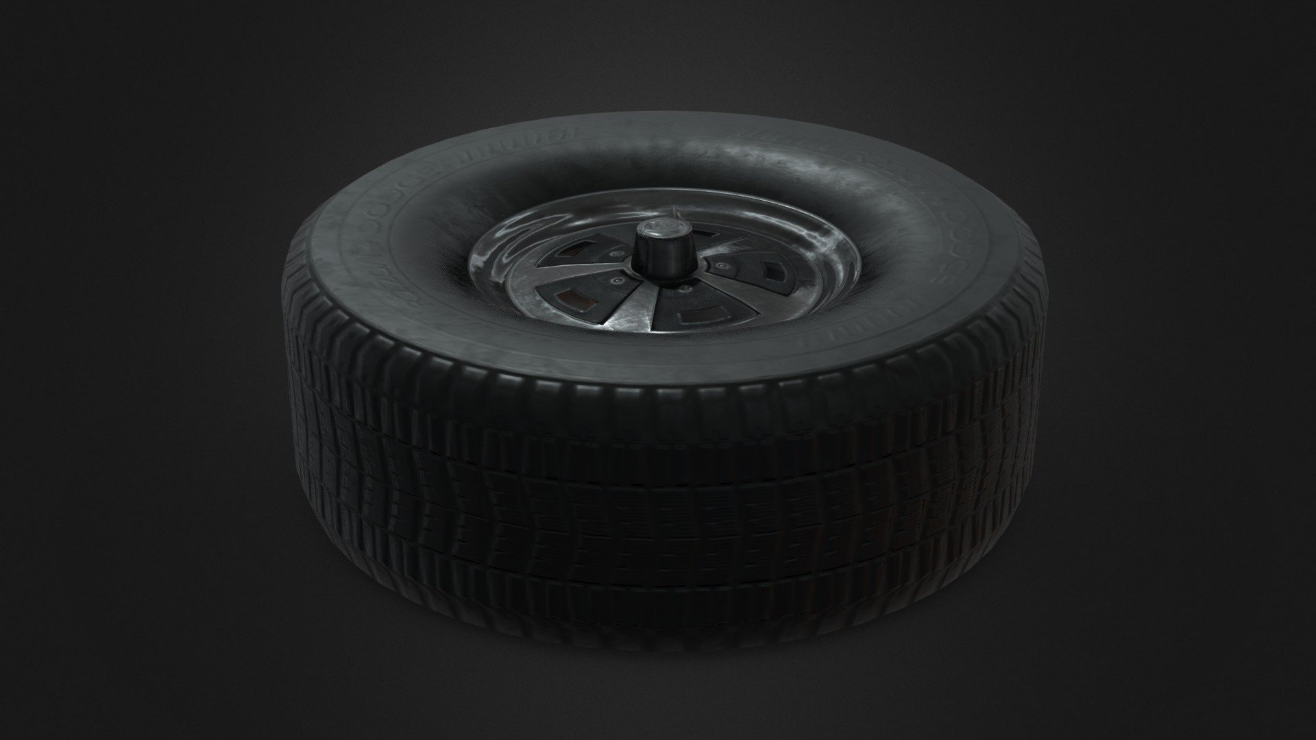 Tyre and Rim – Low-Poly