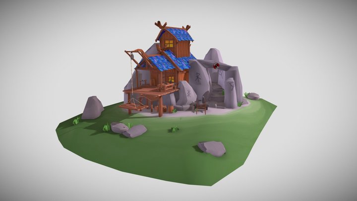 Loner mountain miner, World of DAEmpires 3D Model