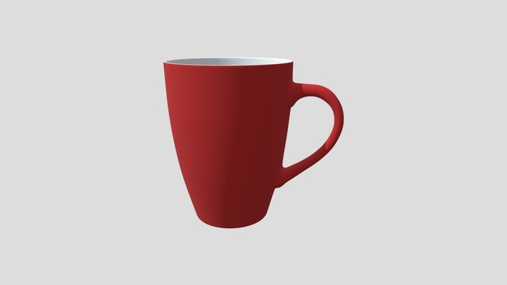 Glazed Ceramic Coffee Mug 3D print model 3D Model