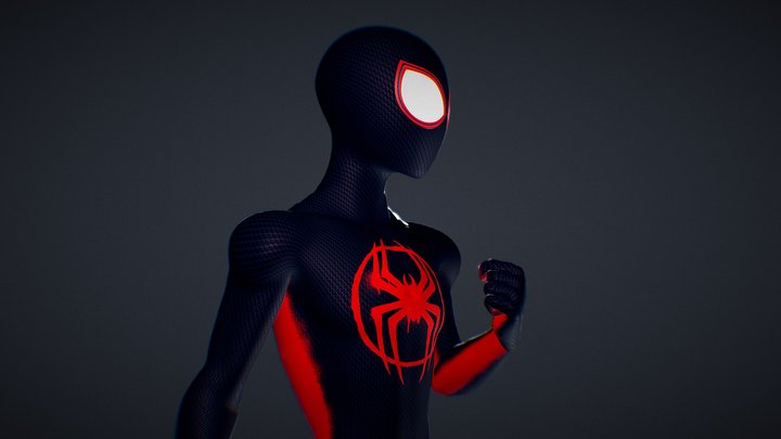 Miles Morales from Across the Spider-Verse 3D Model