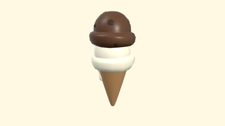 Delicious Ice Cream 3D Model