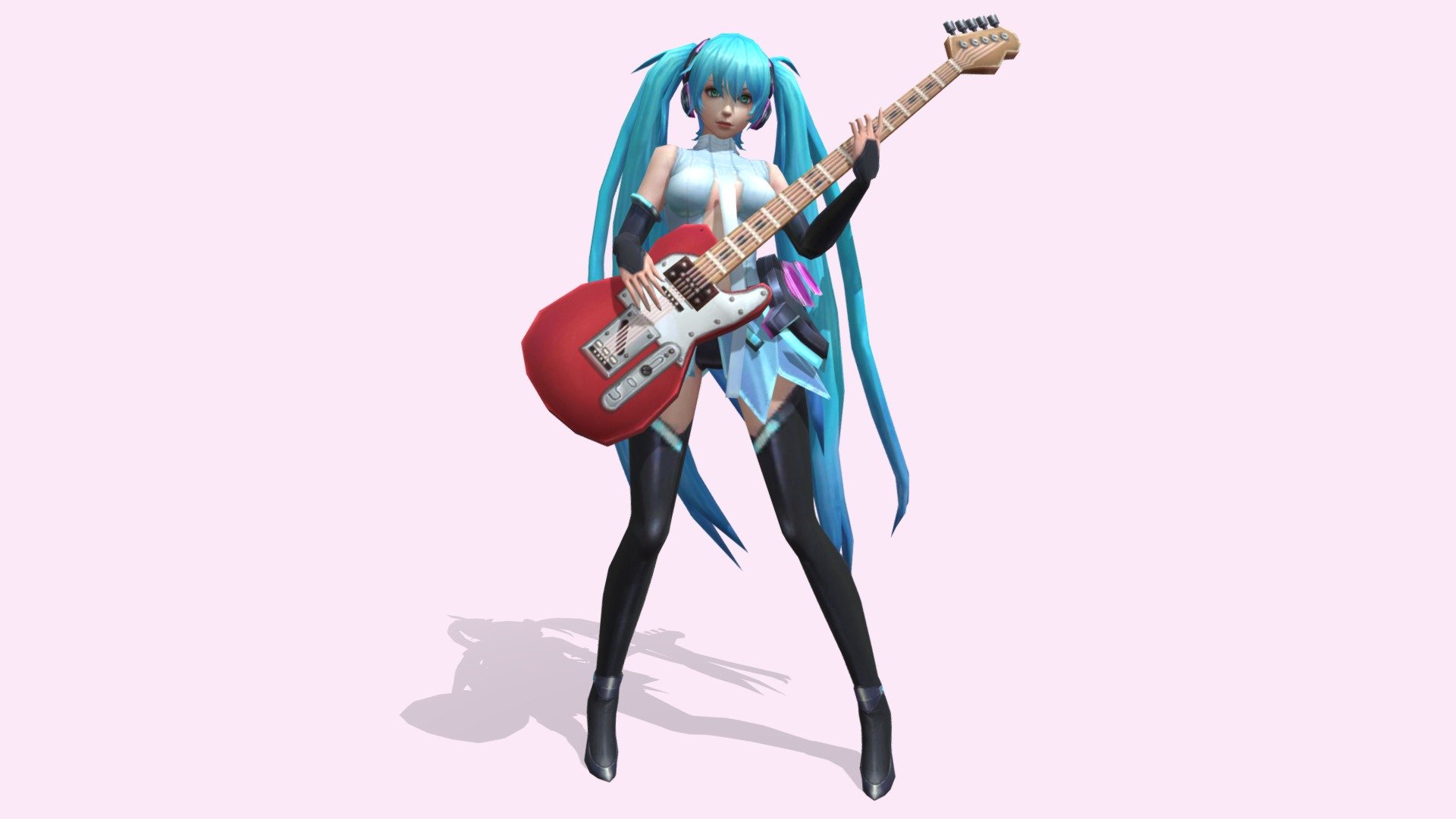 Hatsune Miku Download Free 3D model by Craft Tama (rizky08) [a25f654