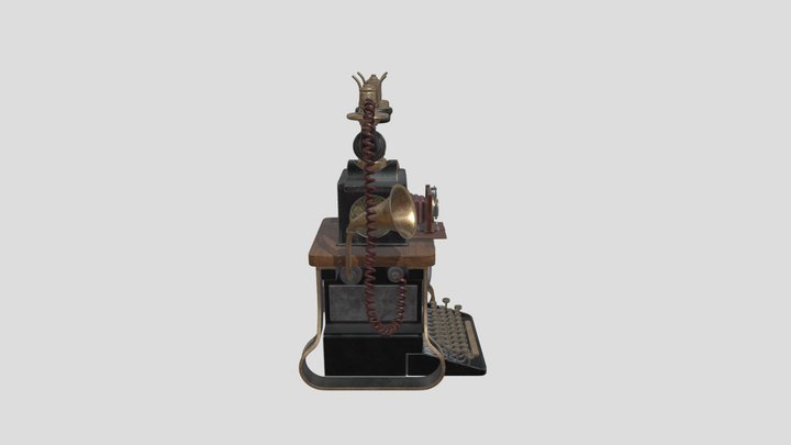 Steampunk-gadget 3D Model
