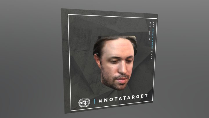 UN #NotATarget 3D Model