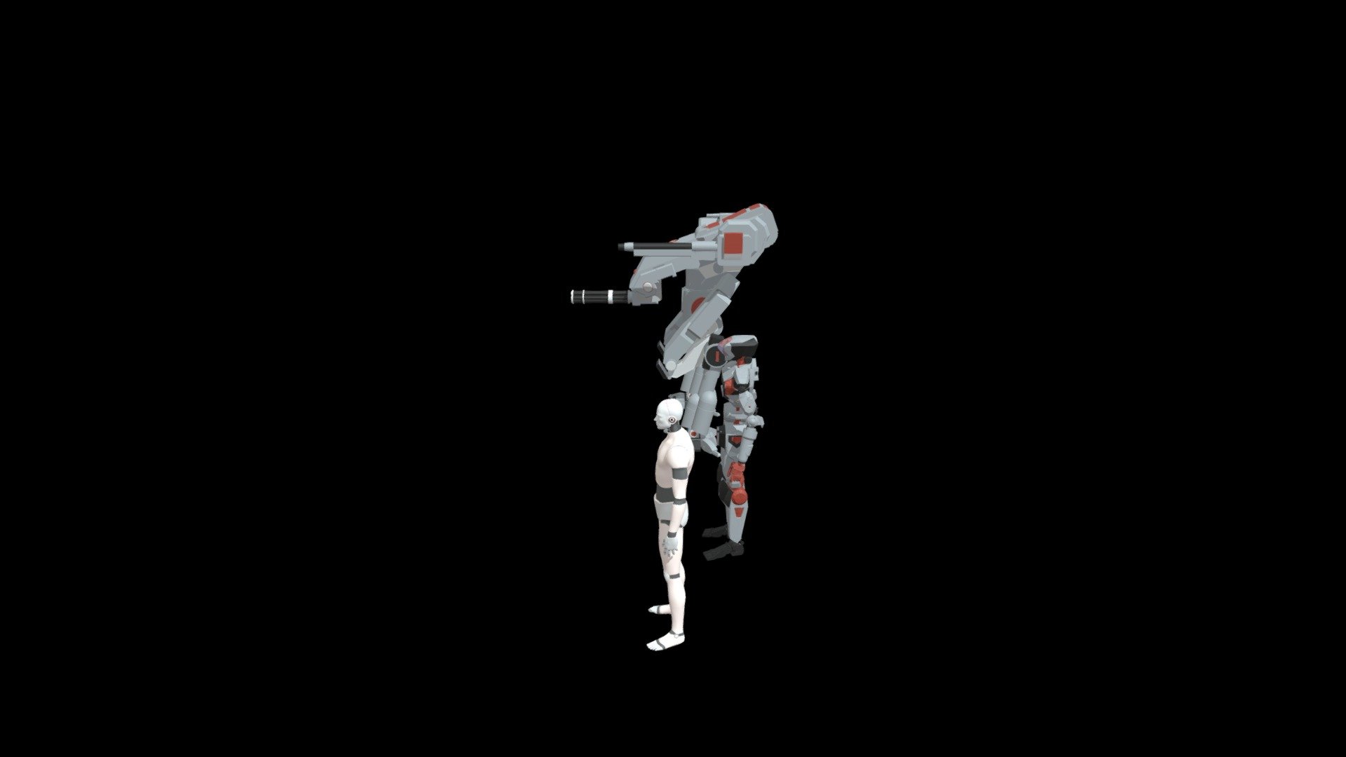 robots súbditos 3D