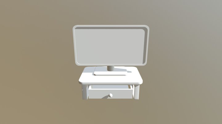 Monitor Stand 3D Model