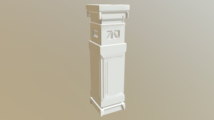 low poly carrier 3D Model