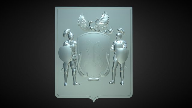Coat of Arms 2 3D Model