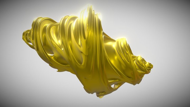 Julia Quaternion 3D Model