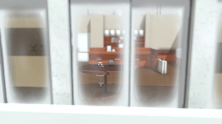 Anteiku_Diorama 3D Model