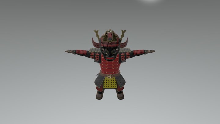 Samurai 3D Model