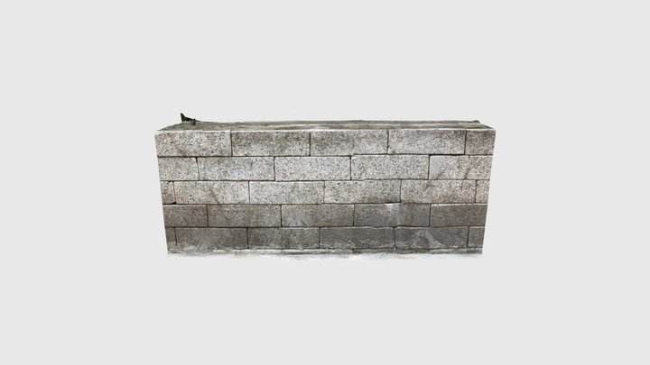 Brick wall 3D Model