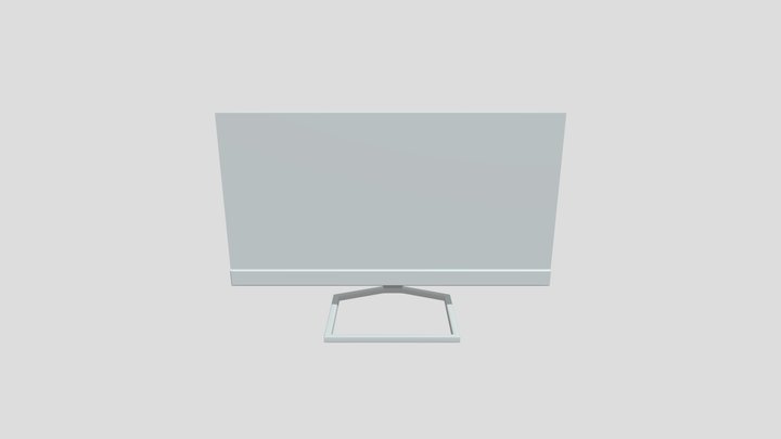 HP 27 f Monitor 3D Model