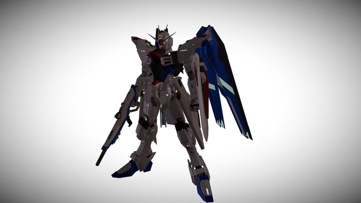 FREEDOM GUNDAM 3D Model