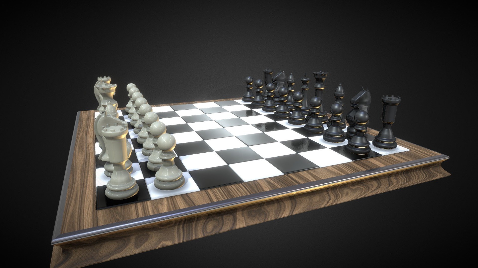 Chess 3D models - Sketchfab