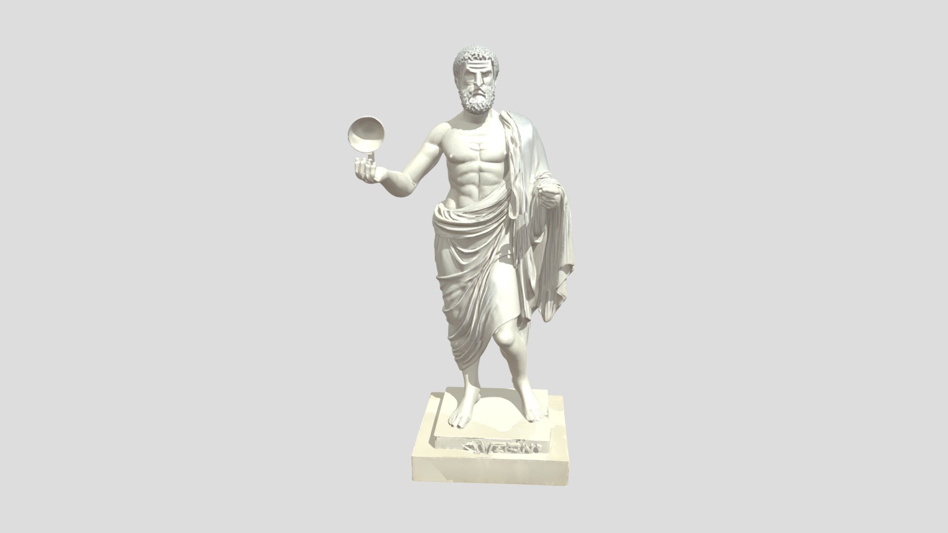 Statue of a bearded man - 3D model by robertgaming408 [a268363] - Sketchfab
