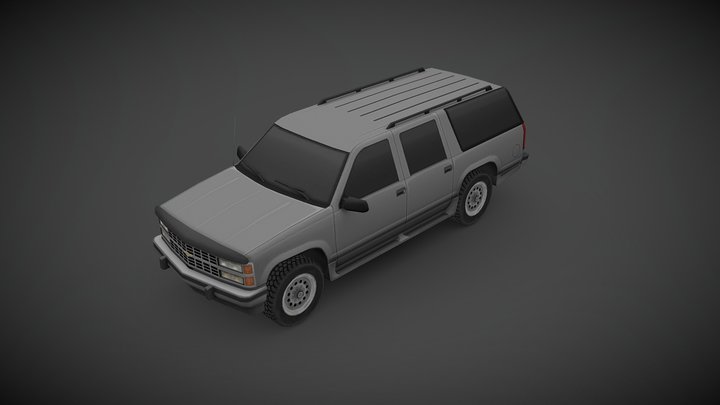 '93 Chevrolet Suburban 3D Model