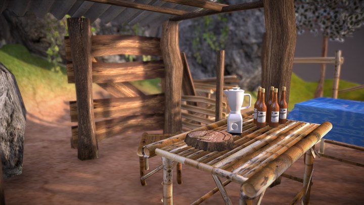 Thailand Bar 3D Model