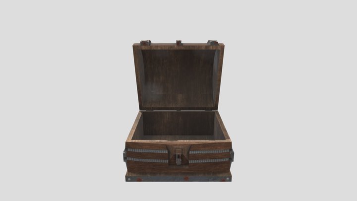 Sunken Treasure Chest 3D Model