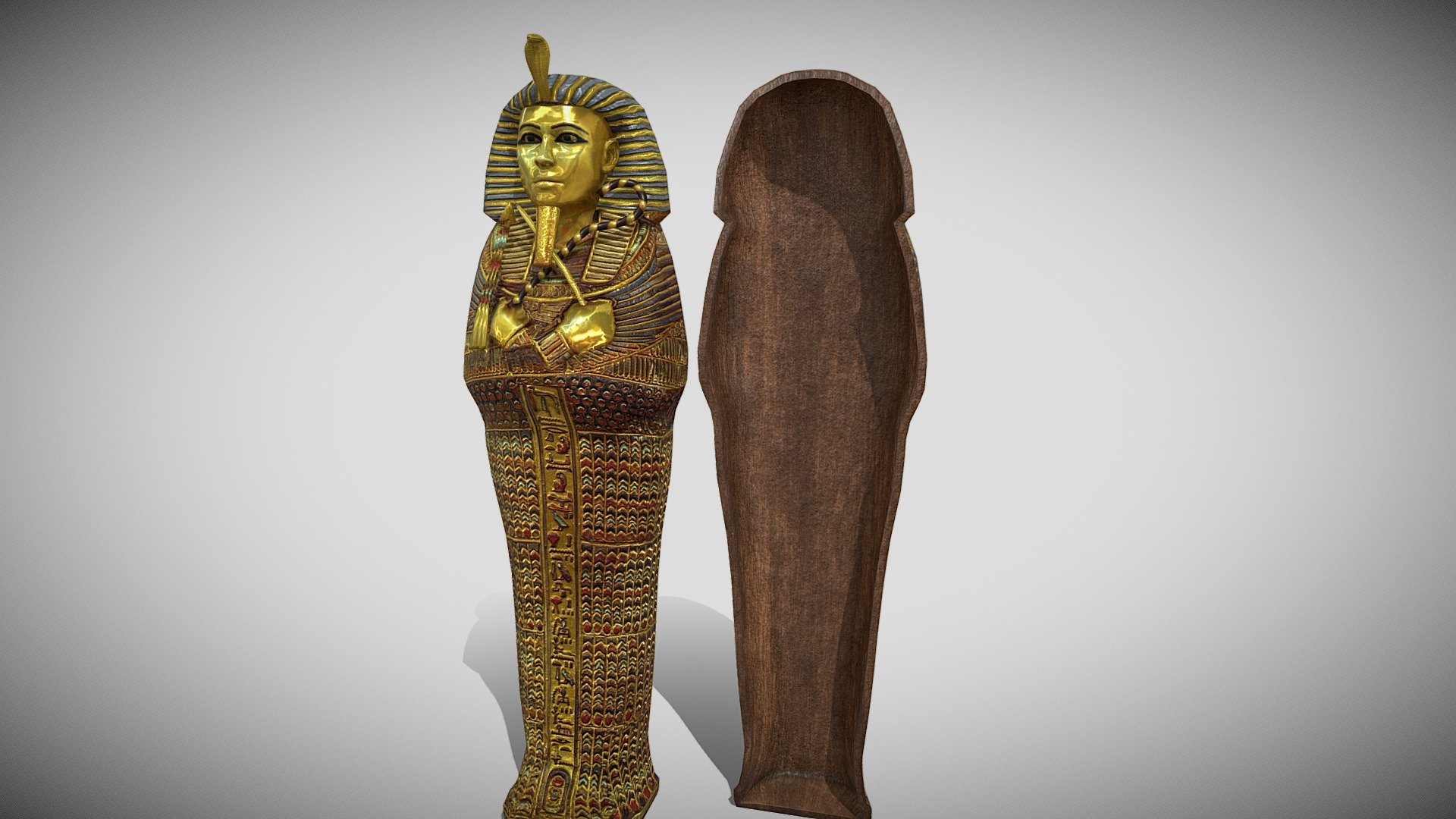 Medhue Egyptian coffin - Buy Royalty Free 3D model by Medhue (@Medhue1 ...