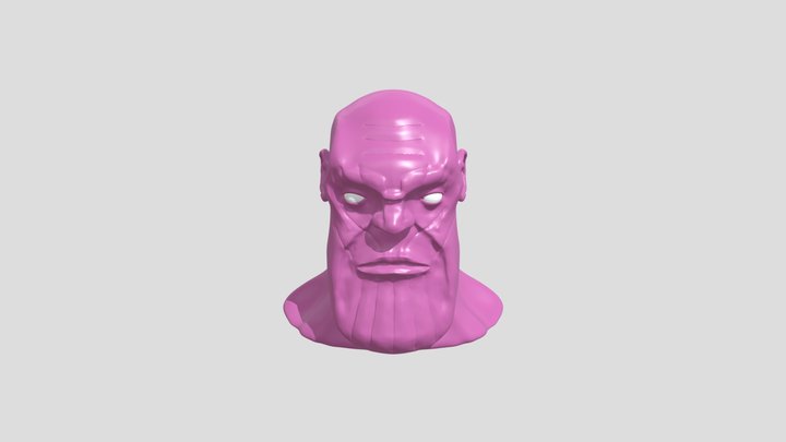 cabeza de thanos 3D Model