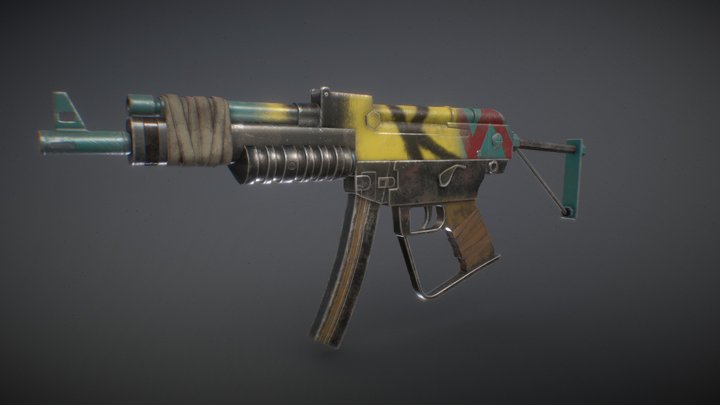 Gun_GE_Task 3D Model