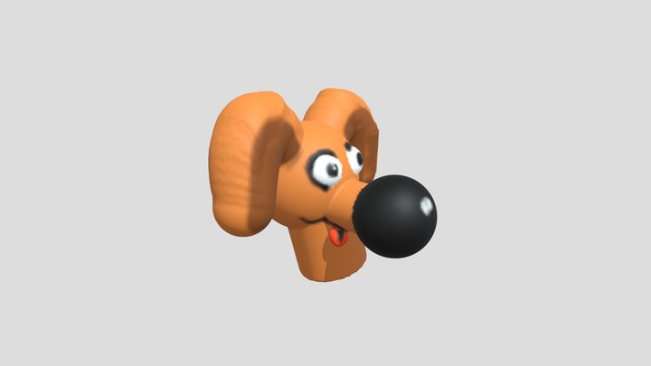 Lasso le chien 3D Model