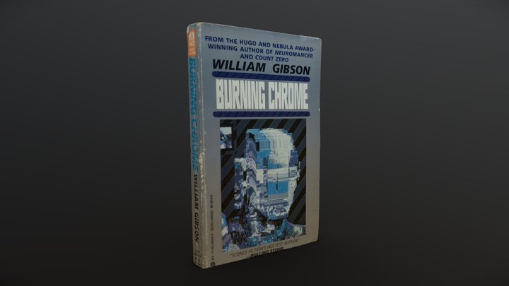 William Gibson Book Burning Chrome – Kostenloses 3D-Modell STL