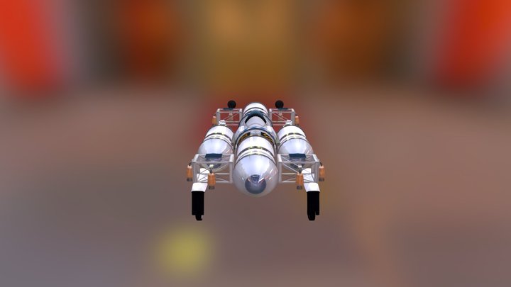 Rocket-power VTOL 3D Model