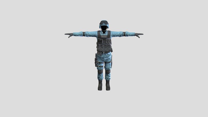 Swat 3D Model